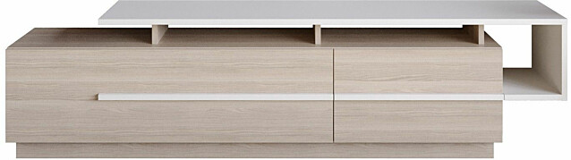 TV-taso Linento Furniture Pia ruskea/valkoinen