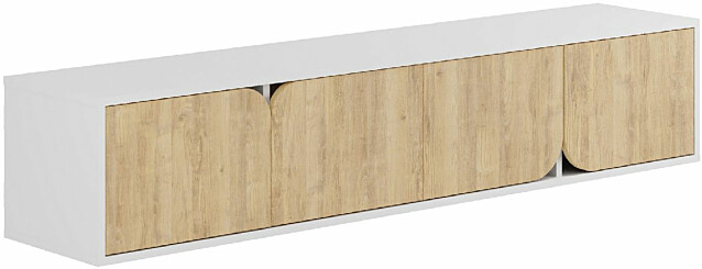 TV-taso Linento Furniture Spark 180 valkoinen/tammi