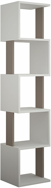 Kirjahylly Linento Furniture Piri valkoinen/beige