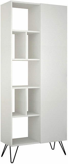 Kirjahylly Linento Furniture Jedda valkoinen