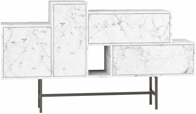 Senkki Linento Furniture Hermes marmori valkoinen