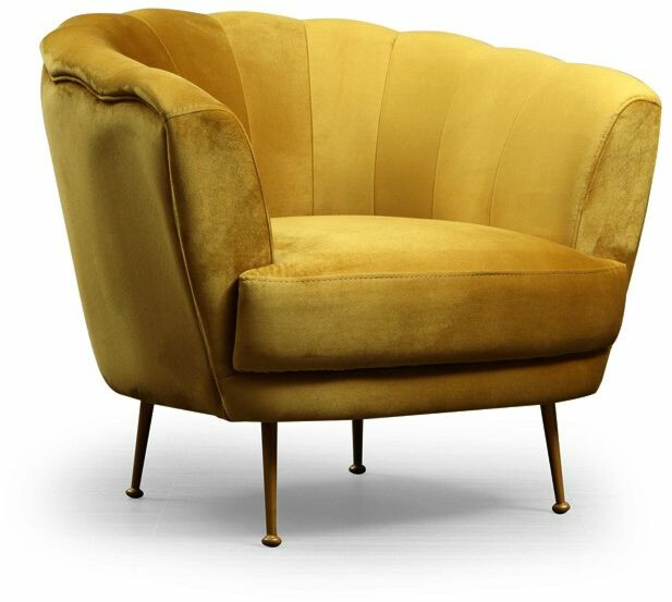 Nojatuoli Linento Furniture Daisy Armchair keltainen