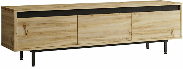 TV-taso Linento Furniture LV1 puukuosi ruskea