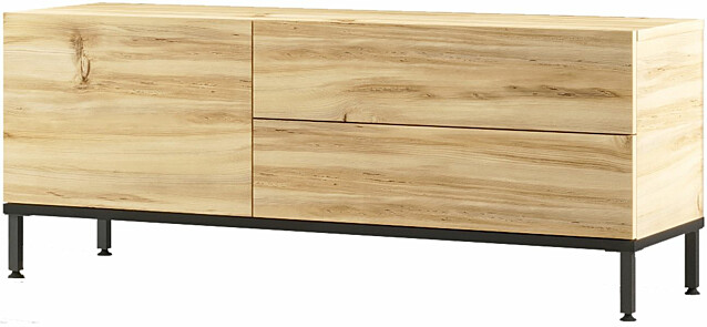TV-taso Linento Furniture LV5 puukuosi ruskea