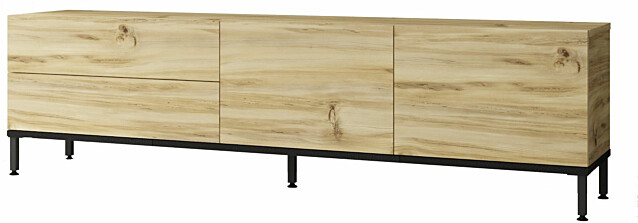 TV-taso Linento Furniture LV6 puukuosi ruskea