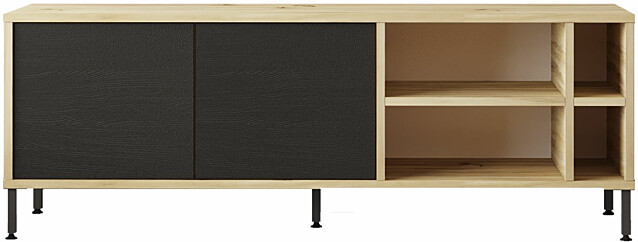 TV-taso Linento Furniture LV8 ruskea/musta