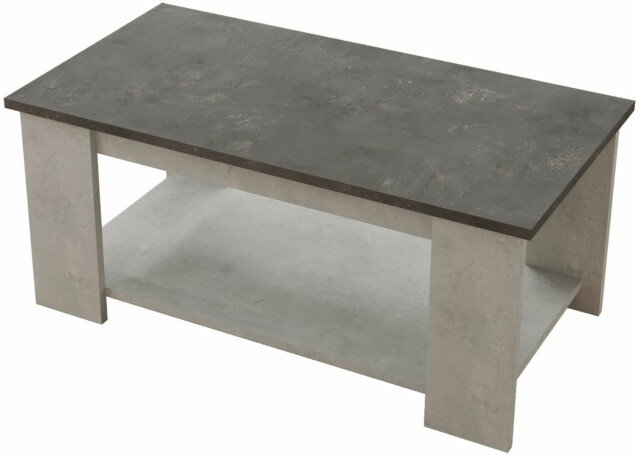 Sohvapöytä Linento Furniture LV15 kivikuosi hopea/antrasiitinharmaa
