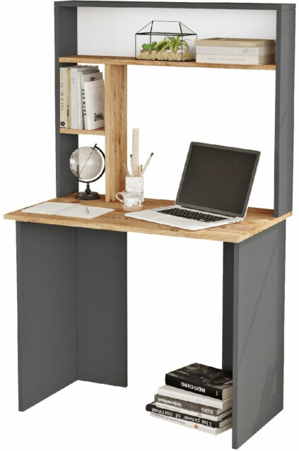 Työpöytä Linento Furniture BR2-AA Atlantic Pine/antrasiitti