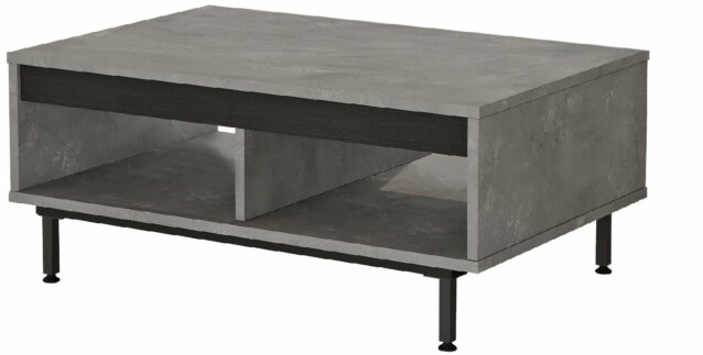 Sohvapöytä Linento Furniture LV29-RL harmaa/musta