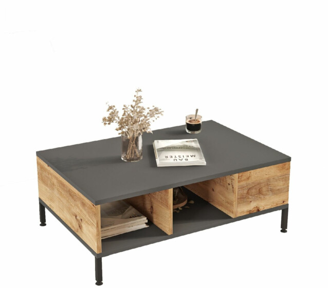 Sohvapöytä Linento Furniture RL2-AA Atlantic Pine/antrasiitti