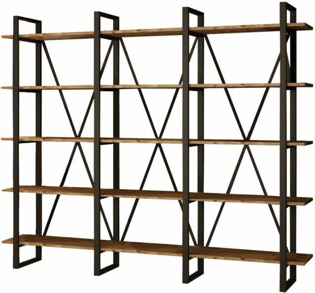 Kirjahylly Linento Furniture ML4 ruskea