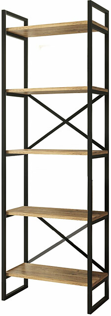 Kirjahylly Linento Furniture VG3 ruskea/musta