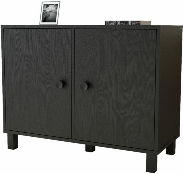 Sivukaappi Linento Furniture VL35 musta