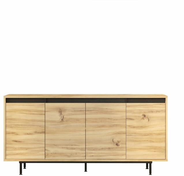 Senkki Linento Furniture LV30-KL tammi/musta