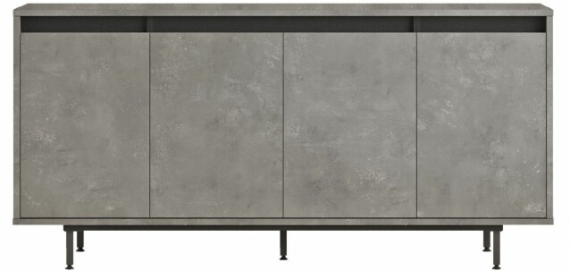 Senkki Linento Furniture LV30-RL harmaa/musta