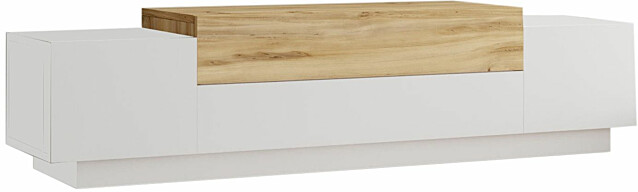 TV-taso Linento Furniture FD1 valkoinen/ruskea