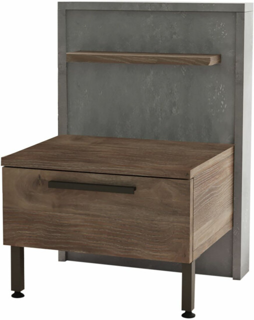 Yöpöytä Linento Furniture HM5 ruskea/harmaa