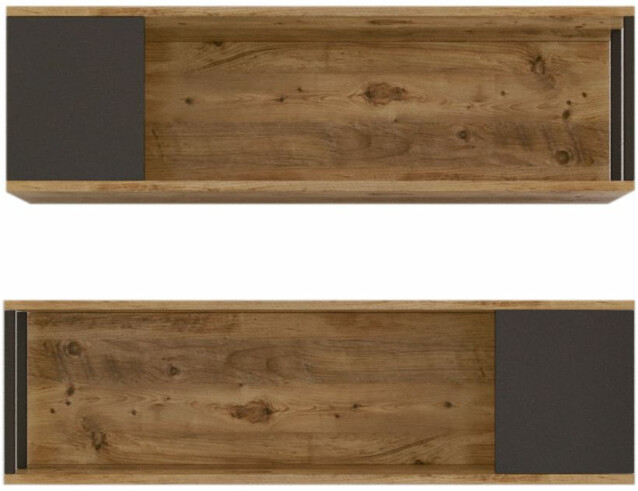 Seinähylly Linento Furniture VG18 2-osainen ruskea