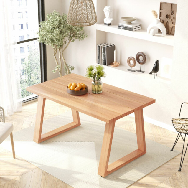 Ruokapöytä Linento Furniture ME1 140x80 cm ruskea