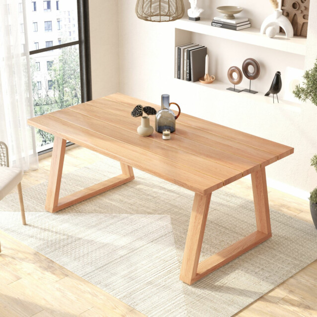Ruokapöytä Linento Furniture ME3 180x90 cm ruskea