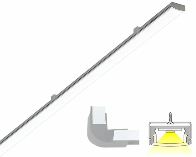 LED-profiili Limente Linea, 24V, 3000K