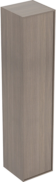 Korkea kaappi IDO Sense Art, 1725x366mm, yksi ovi ja sisäpeili, pähkinäpuu