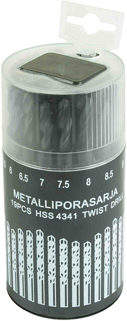 Metalliporanteräsarja Schwan 1-10 mm kotelossa