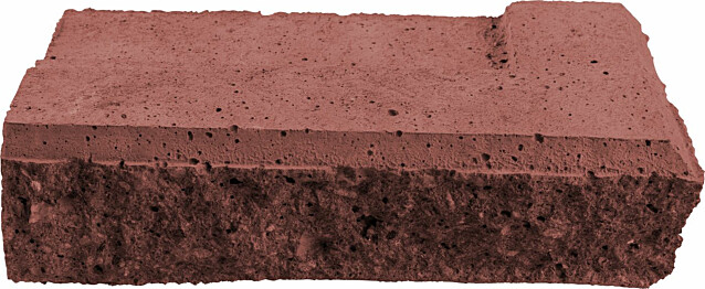 Muurikivi Napapiirin Betoni kulmakivi 250x125x70 mm punainen