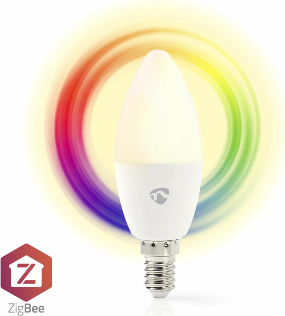 Älylamppu Nedis SmartLife ZigBee RGB ZBLC10E14, 4.9W, E14, 2200-6500K