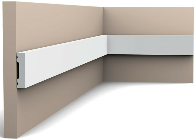 Koristelista Orac Decor SX162 10x40x2000 mm polystyreeni valkoinen
