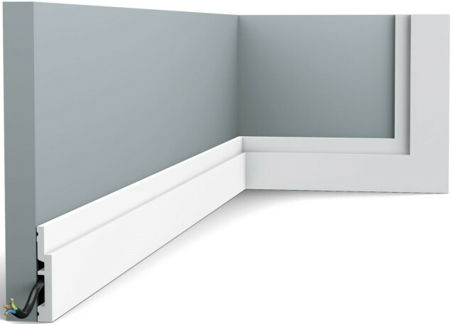Koristelista Orac Decor SX187 12x75x2000 mm polystyreeni valkoinen