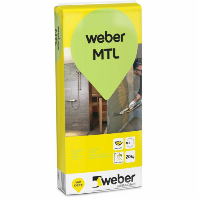 Märkätilalaasti Weber MTL 20 kg