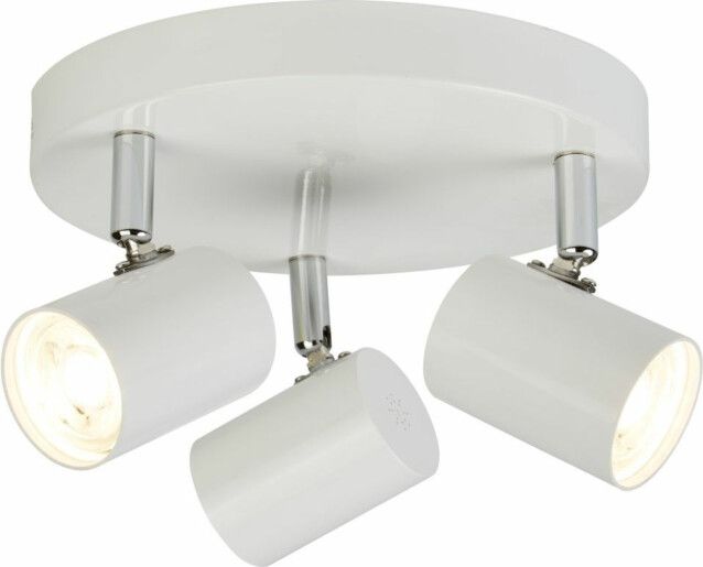 Spottivalaisin Searchlight Rollo 3-osainen LED valkoinen