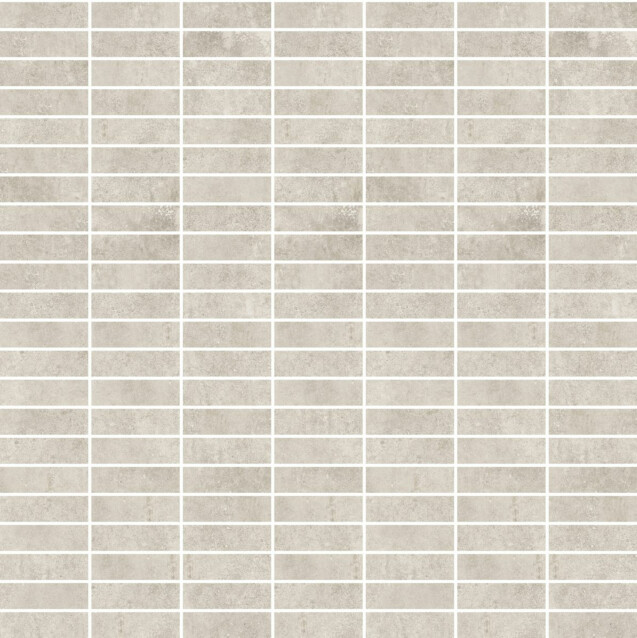 Mosaiikkilaatta Pukkila Stonemix White mattoncino himmeä sileä 14x43 mm