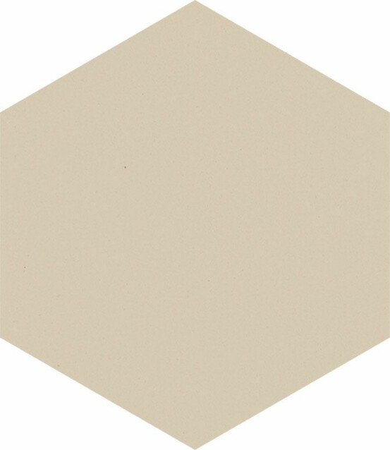 Lattialaatta Pukkila Modernizm Bianco, 6-kulmainen, 19.8x17.1cm, sileä, himmeä, valkoinen