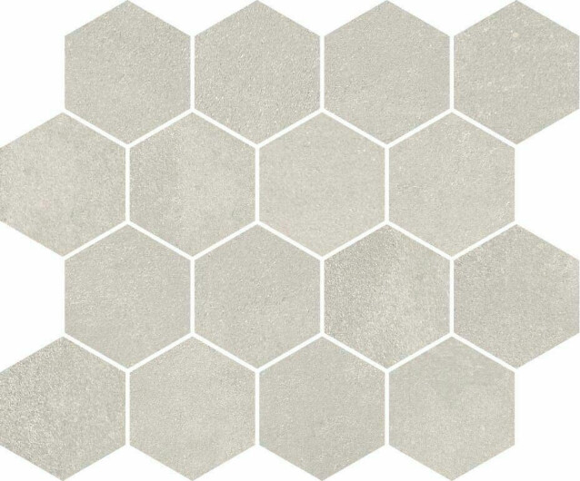Mosaiikkilaatta Pukkila Beton Design, matta, tasapintainen, 3.44x28.7cm, lasikuituverkolla