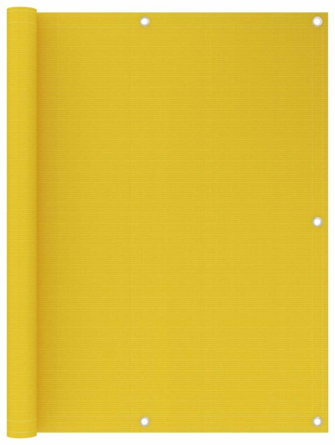 Parvekkeen suoja keltainen 120x400 cm hdpe_1