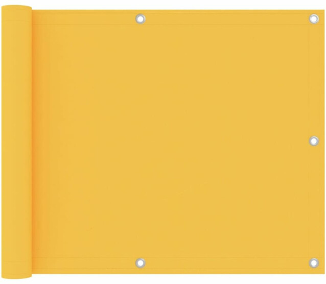 Parvekkeen suoja keltainen 75x400 cm oxford kangas_1