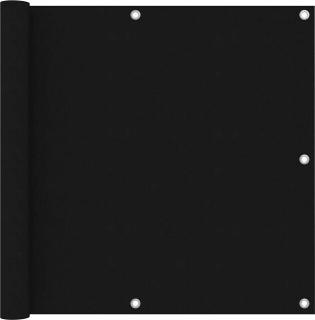 Parvekkeen suoja musta 90x600 cm oxford kangas_1
