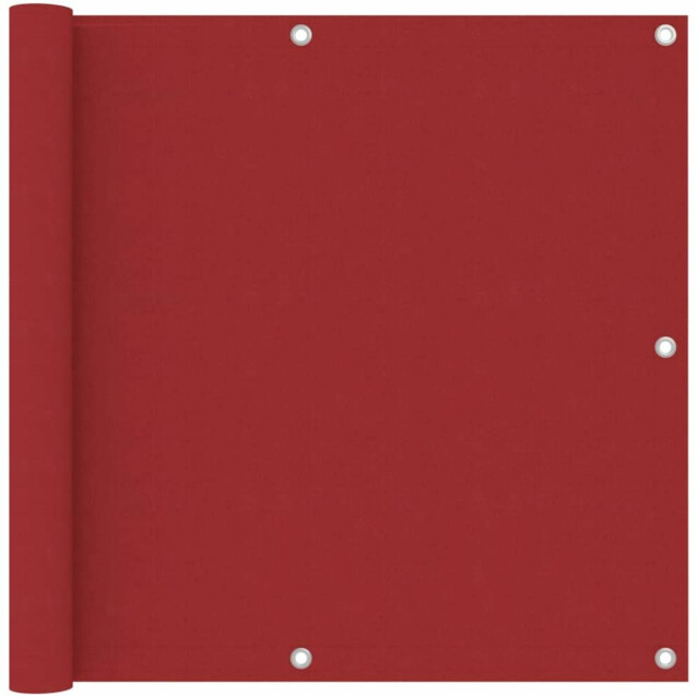 Parvekkeen suoja punainen 90x500 cm oxford-kangas_1