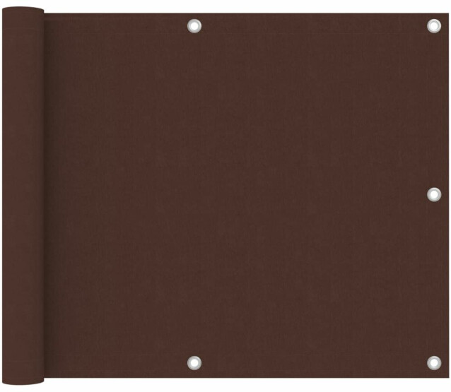 Parvekkeen suoja ruskea 75x500 cm oxford-kangas_1