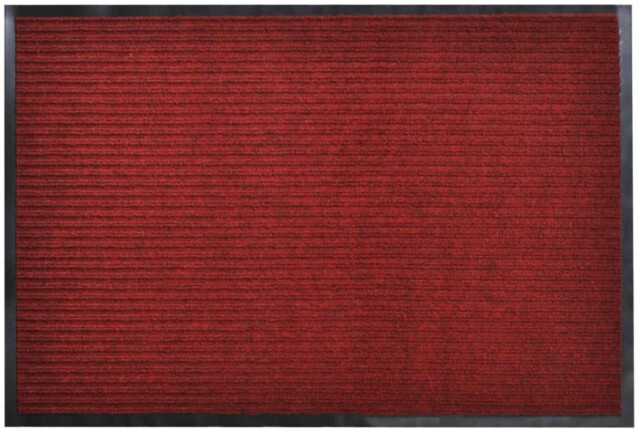 Punainen pvc ovimatto 90 x 120 cm_1