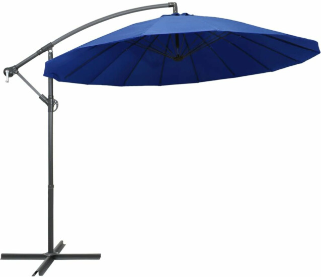 Riippuva päivänvarjo sininen 3 m alumiinitanko_1
