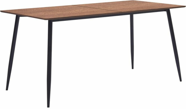 Ruokapöytä ruskea 140x70x75 cm mdf_1