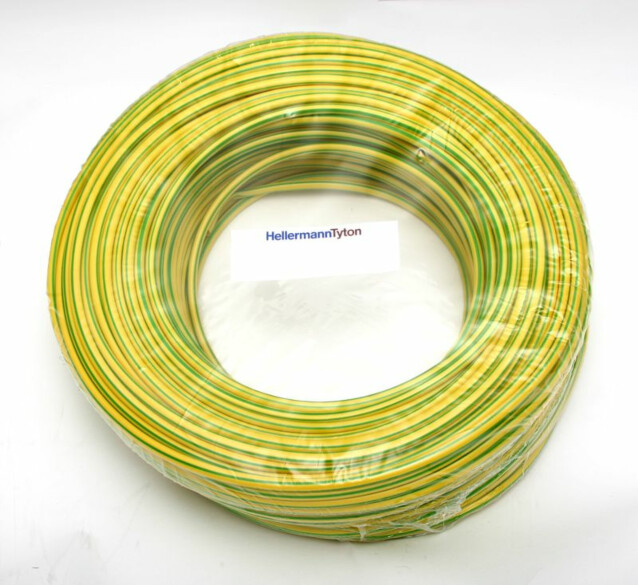 PVC-suojasukka PVC 16mm 50m kelta-vihreä