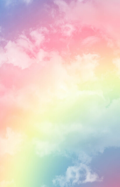 Kuvatapetti Good Vibes GVD24305 Cloud and Rainbow 1,8x2,8 m vasen
