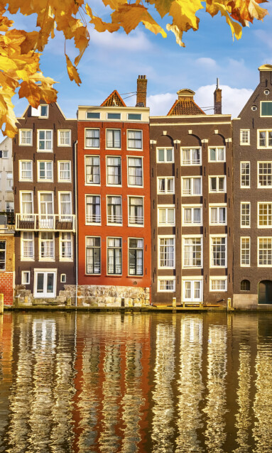 Kuvatapetti Dimex  Houses In Amsterdam  150 x 250 cm