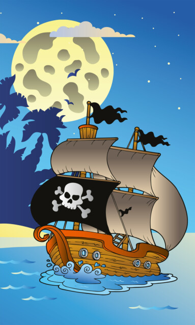 Kuvatapetti Dimex  Pirate Ship 150 x 250 cm