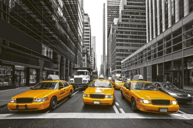 Kuvatapetti Dimex Yellow Taxi 375 x 250 cm