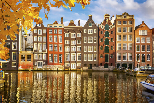 Kuvatapetti Dimex  Houses In Amsterdam  375 x 250 cm